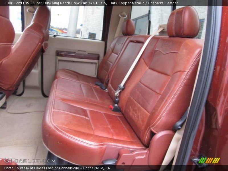  2008 F450 Super Duty King Ranch Crew Cab 4x4 Dually Chaparral Leather Interior