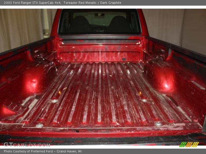 Toreador Red Metallic / Dark Graphite 2003 Ford Ranger STX SuperCab 4x4