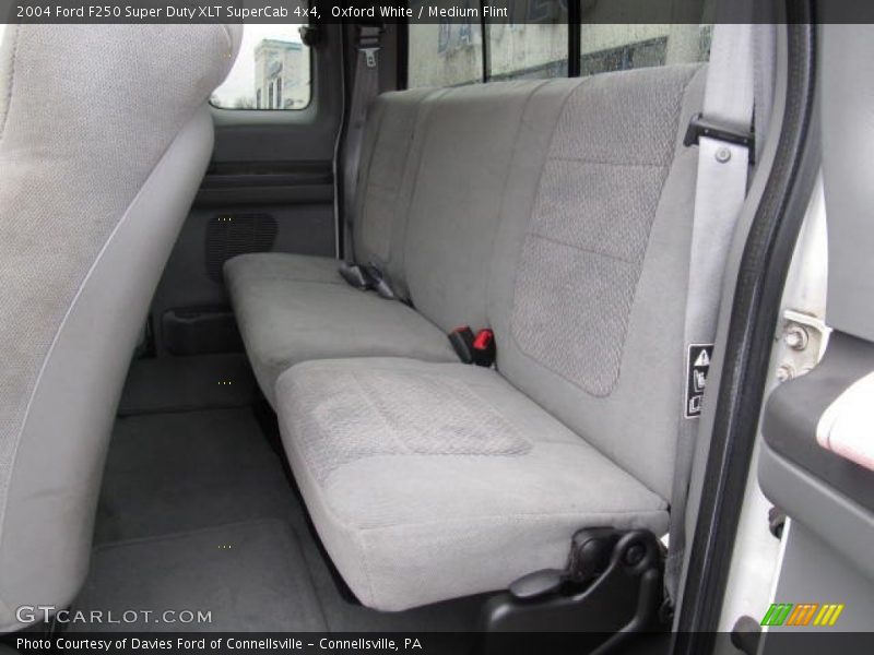 Oxford White / Medium Flint 2004 Ford F250 Super Duty XLT SuperCab 4x4