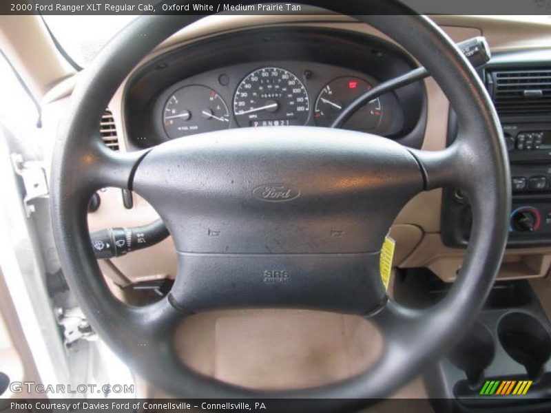 Oxford White / Medium Prairie Tan 2000 Ford Ranger XLT Regular Cab