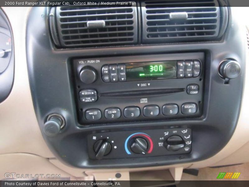 Oxford White / Medium Prairie Tan 2000 Ford Ranger XLT Regular Cab