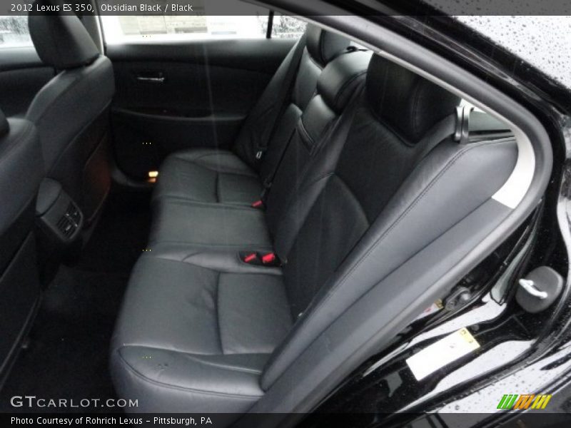 Obsidian Black / Black 2012 Lexus ES 350