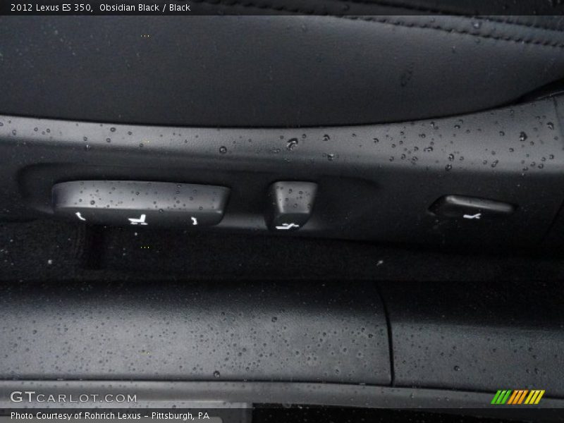 Obsidian Black / Black 2012 Lexus ES 350