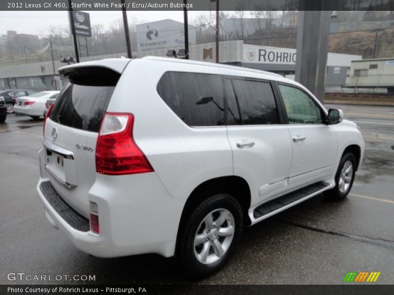 Starfire White Pearl / Ecru/Auburn Bubinga 2012 Lexus GX 460
