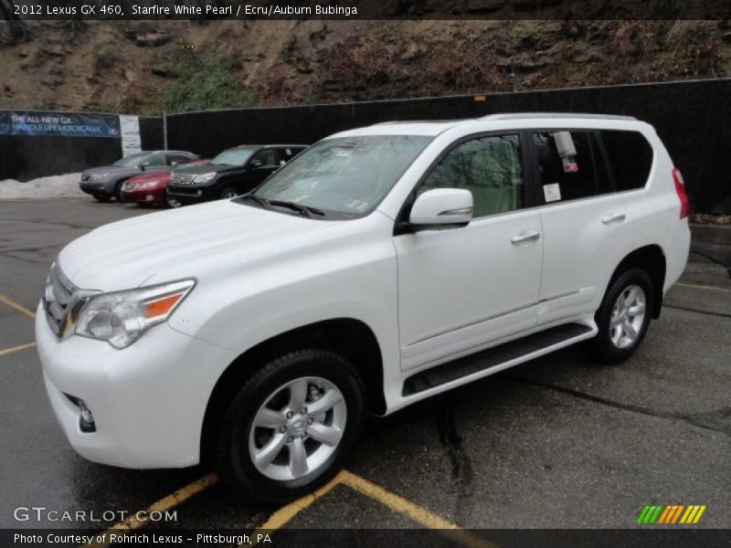Starfire White Pearl / Ecru/Auburn Bubinga 2012 Lexus GX 460