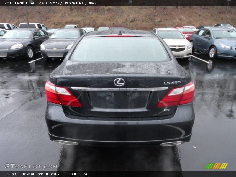 Smoky Granite Mica / Black 2011 Lexus LS 460 AWD