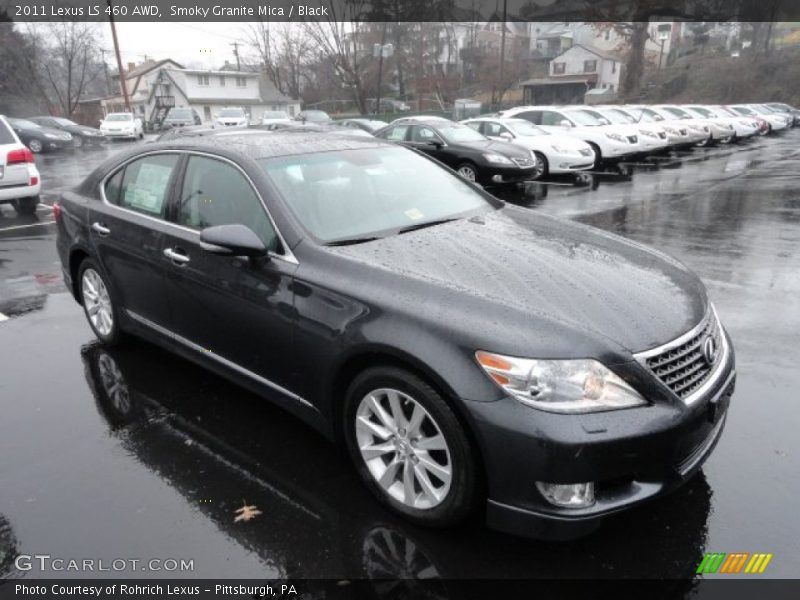 Smoky Granite Mica / Black 2011 Lexus LS 460 AWD