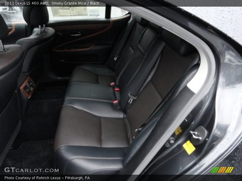 Smoky Granite Mica / Black 2011 Lexus LS 460 AWD