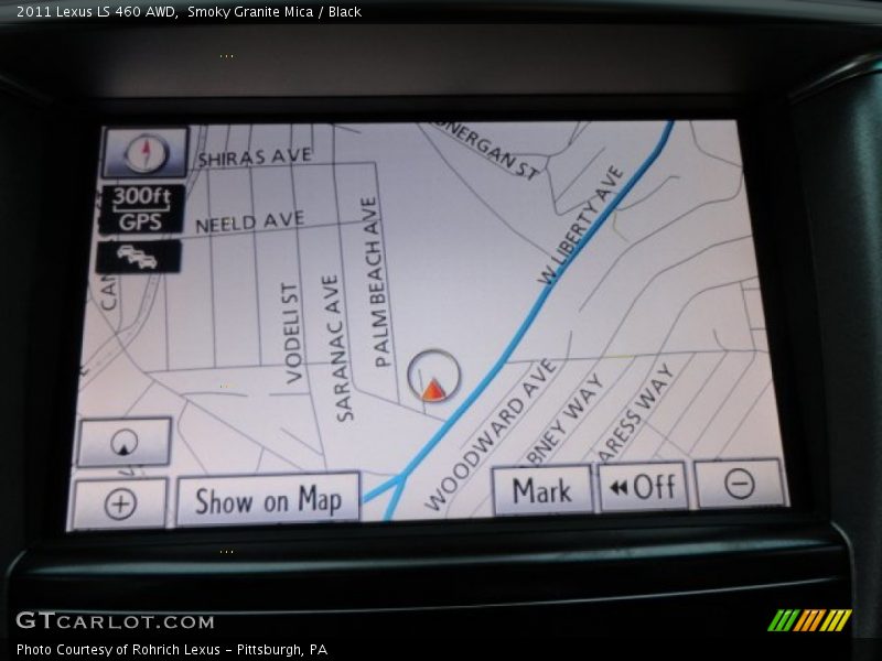 Smoky Granite Mica / Black 2011 Lexus LS 460 AWD