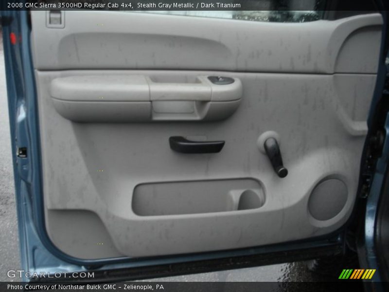 Stealth Gray Metallic / Dark Titanium 2008 GMC Sierra 3500HD Regular Cab 4x4