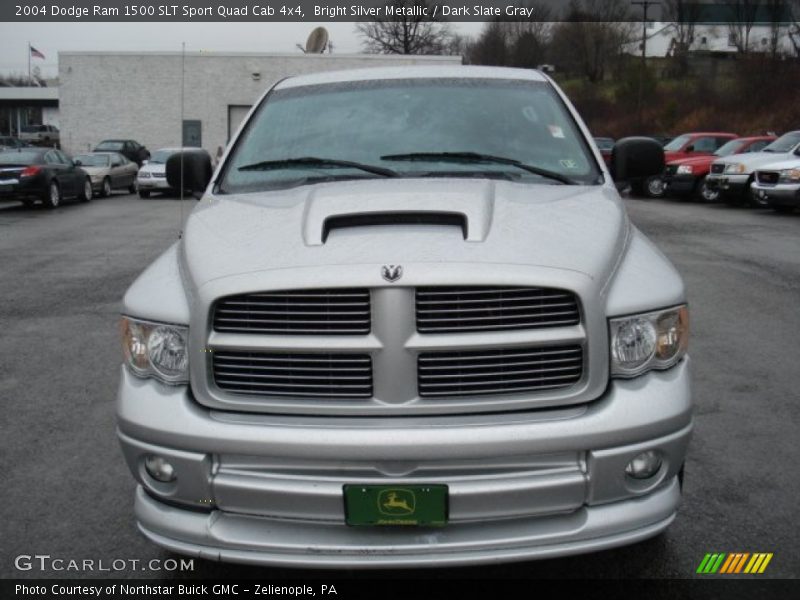 Bright Silver Metallic / Dark Slate Gray 2004 Dodge Ram 1500 SLT Sport Quad Cab 4x4