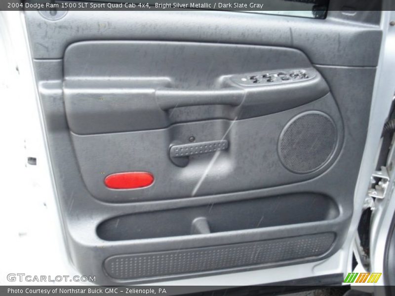 Bright Silver Metallic / Dark Slate Gray 2004 Dodge Ram 1500 SLT Sport Quad Cab 4x4