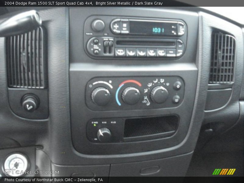 Bright Silver Metallic / Dark Slate Gray 2004 Dodge Ram 1500 SLT Sport Quad Cab 4x4
