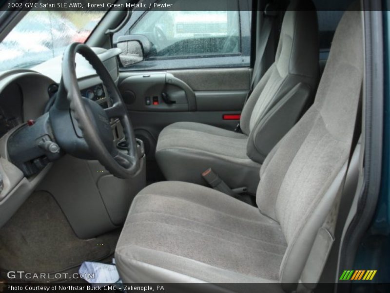 Forest Green Metallic / Pewter 2002 GMC Safari SLE AWD