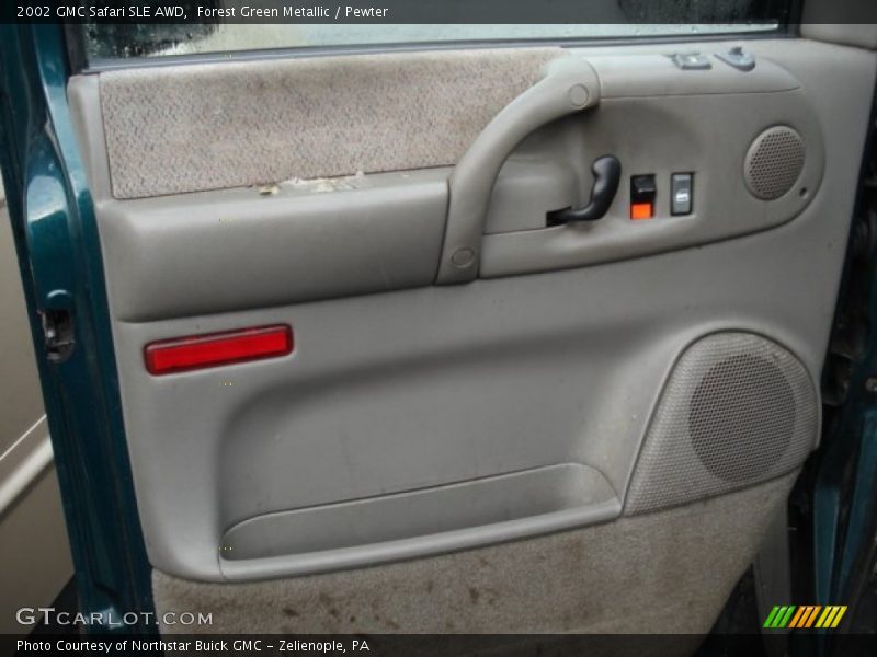 Forest Green Metallic / Pewter 2002 GMC Safari SLE AWD