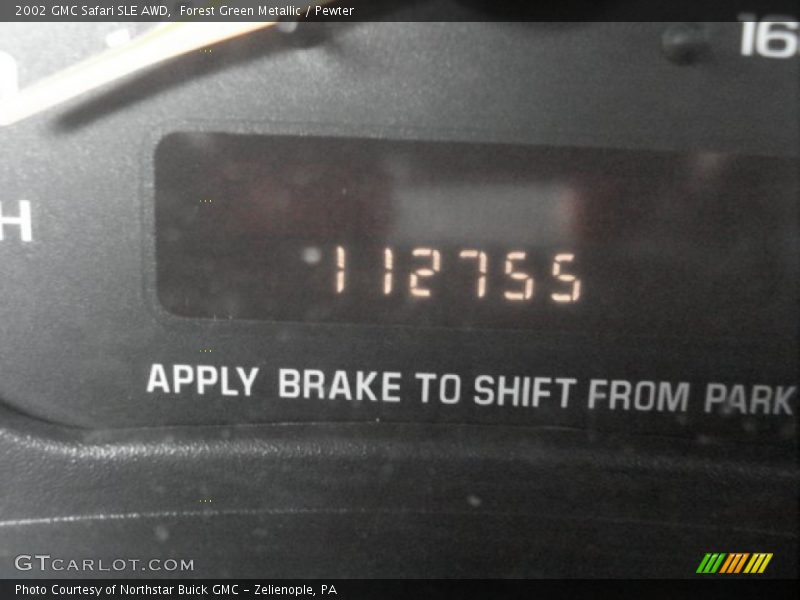 Forest Green Metallic / Pewter 2002 GMC Safari SLE AWD