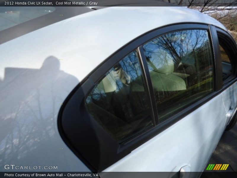 Cool Mist Metallic / Gray 2012 Honda Civic LX Sedan