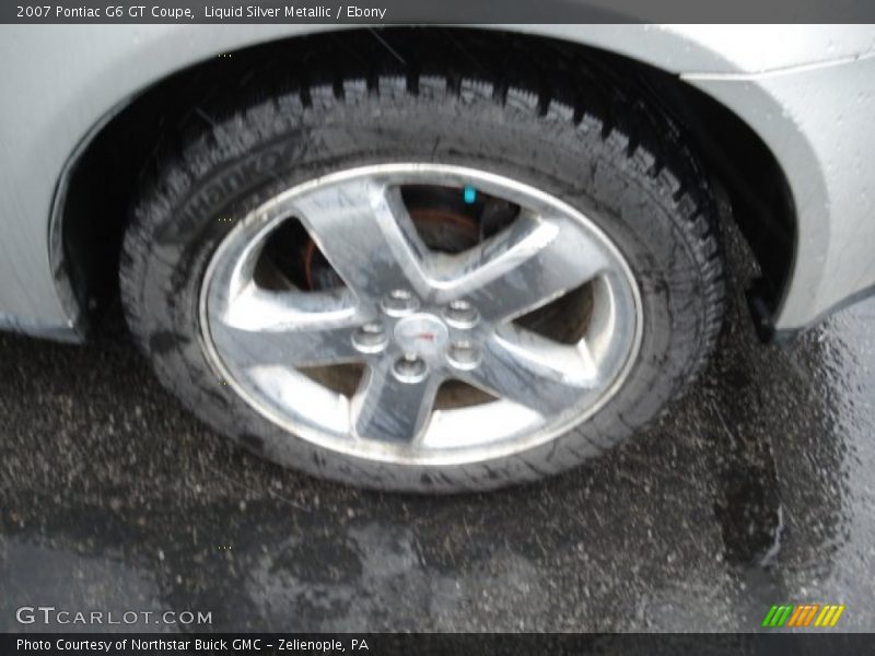 Liquid Silver Metallic / Ebony 2007 Pontiac G6 GT Coupe