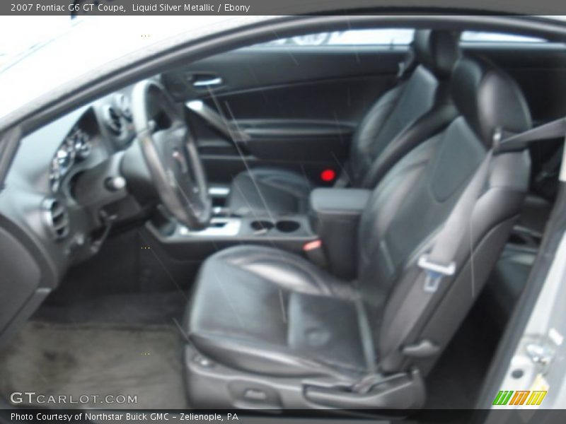 Liquid Silver Metallic / Ebony 2007 Pontiac G6 GT Coupe
