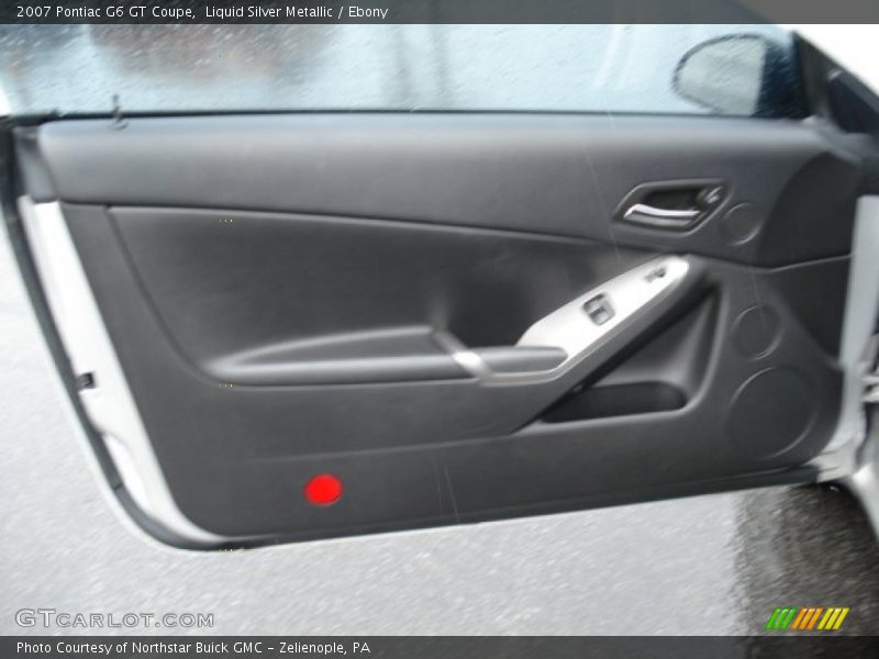 Liquid Silver Metallic / Ebony 2007 Pontiac G6 GT Coupe