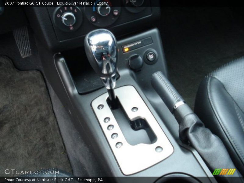 Liquid Silver Metallic / Ebony 2007 Pontiac G6 GT Coupe