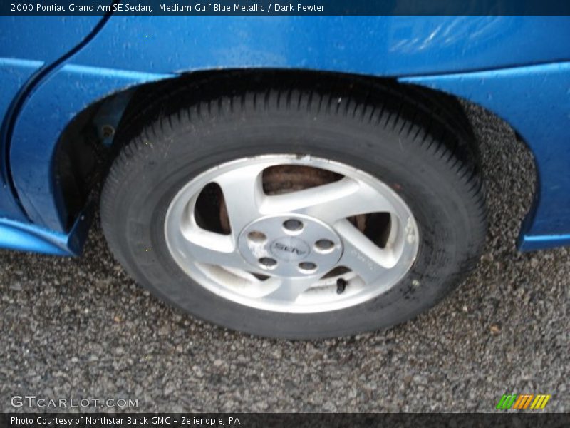 Medium Gulf Blue Metallic / Dark Pewter 2000 Pontiac Grand Am SE Sedan