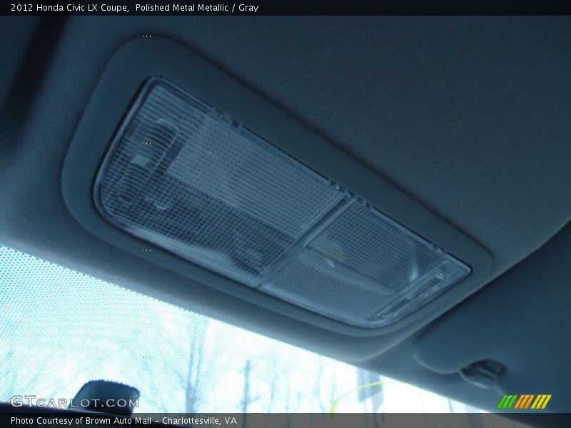 Polished Metal Metallic / Gray 2012 Honda Civic LX Coupe