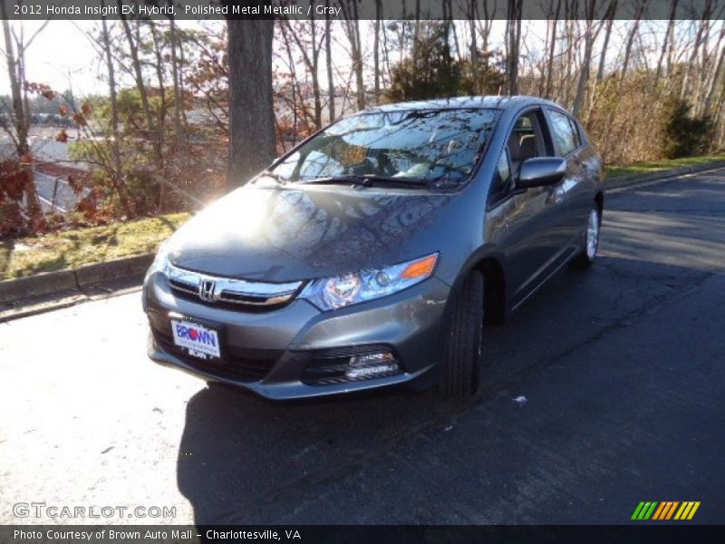 Polished Metal Metallic / Gray 2012 Honda Insight EX Hybrid