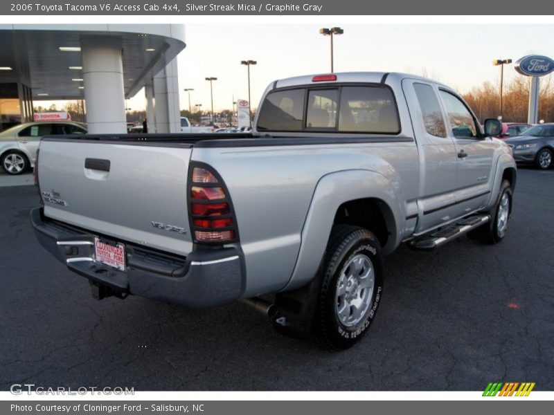 Silver Streak Mica / Graphite Gray 2006 Toyota Tacoma V6 Access Cab 4x4