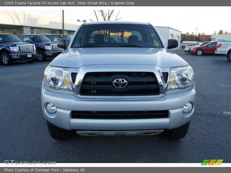 Silver Streak Mica / Graphite Gray 2006 Toyota Tacoma V6 Access Cab 4x4