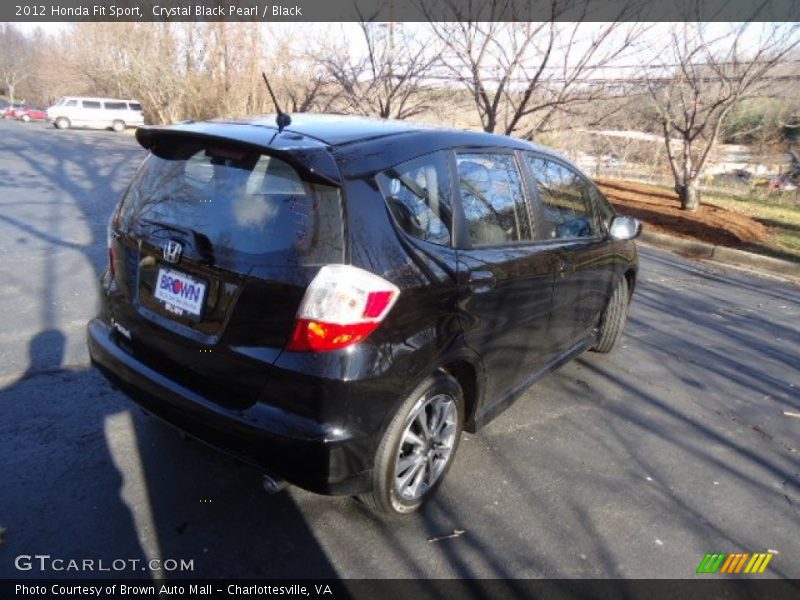 Crystal Black Pearl / Black 2012 Honda Fit Sport