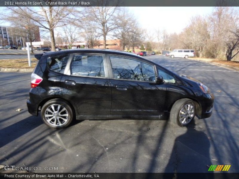 Crystal Black Pearl / Black 2012 Honda Fit Sport
