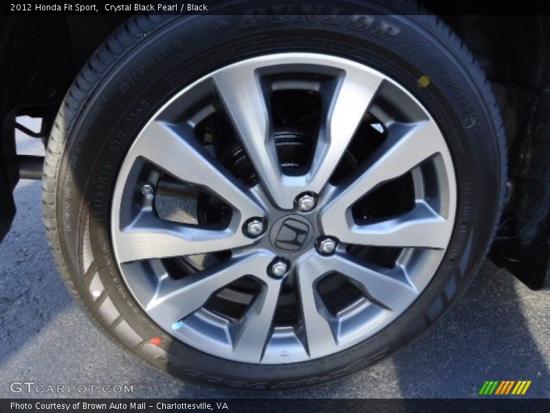 Crystal Black Pearl / Black 2012 Honda Fit Sport