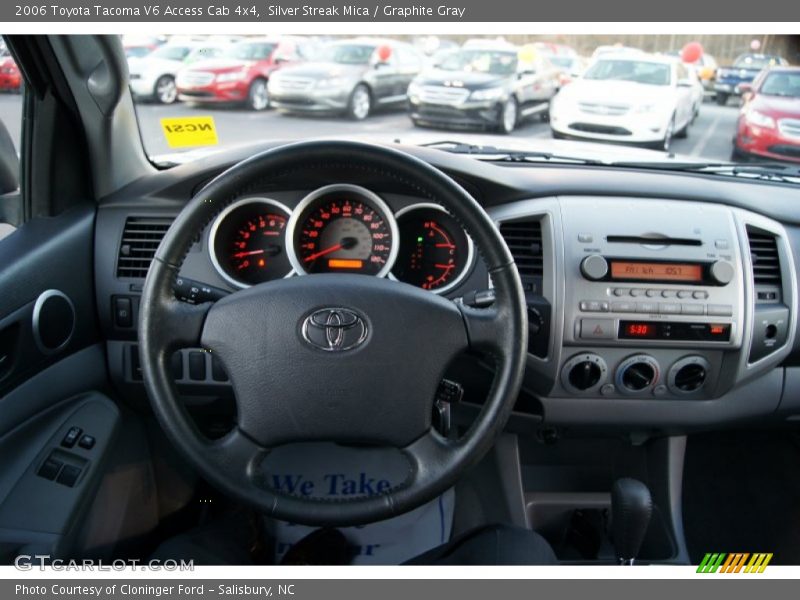 Silver Streak Mica / Graphite Gray 2006 Toyota Tacoma V6 Access Cab 4x4