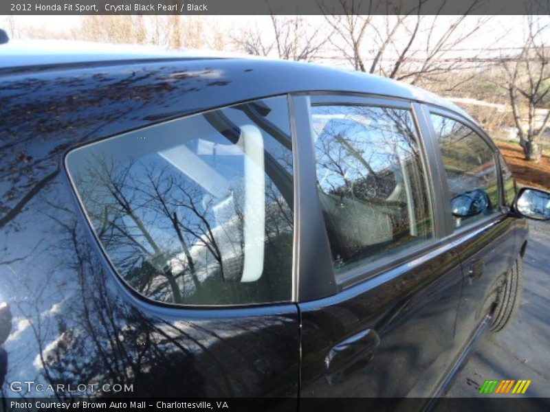 Crystal Black Pearl / Black 2012 Honda Fit Sport