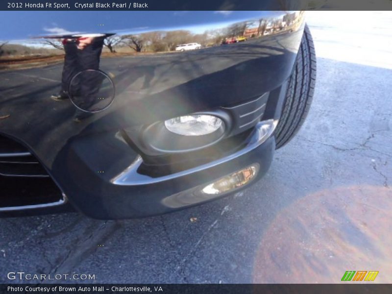Crystal Black Pearl / Black 2012 Honda Fit Sport