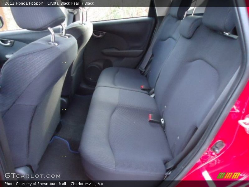 Crystal Black Pearl / Black 2012 Honda Fit Sport