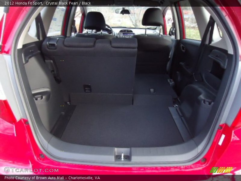 Crystal Black Pearl / Black 2012 Honda Fit Sport