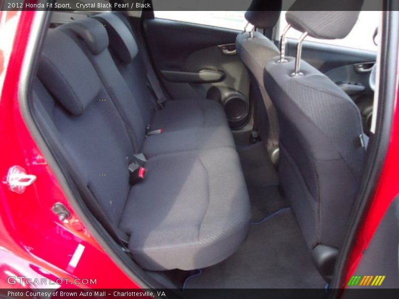 Crystal Black Pearl / Black 2012 Honda Fit Sport