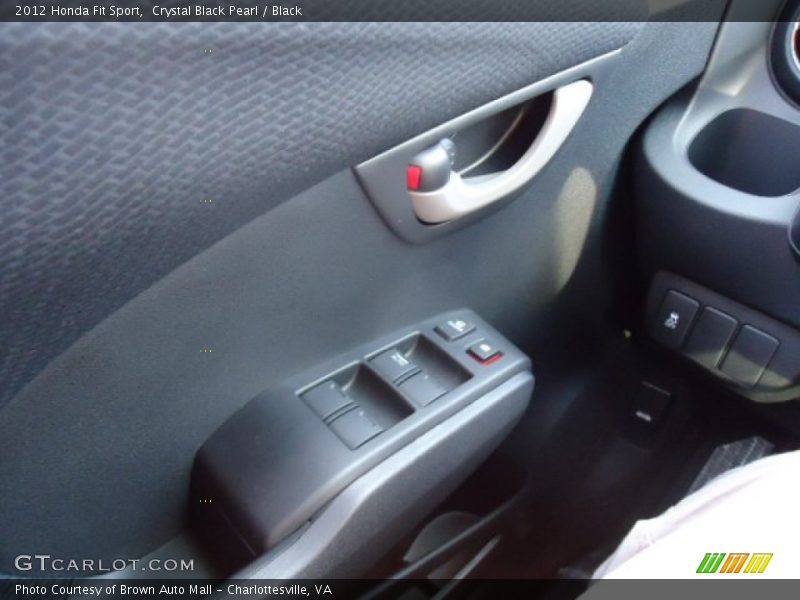 Crystal Black Pearl / Black 2012 Honda Fit Sport