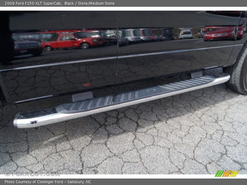 Black / Stone/Medium Stone 2009 Ford F150 XLT SuperCab