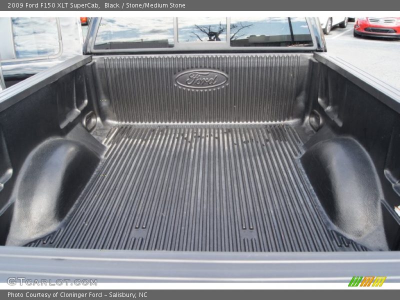 Black / Stone/Medium Stone 2009 Ford F150 XLT SuperCab