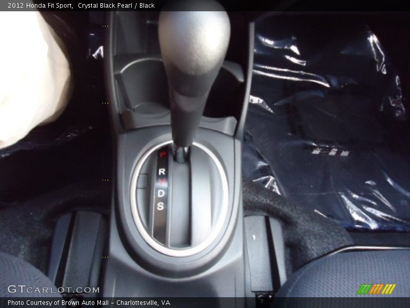 Crystal Black Pearl / Black 2012 Honda Fit Sport