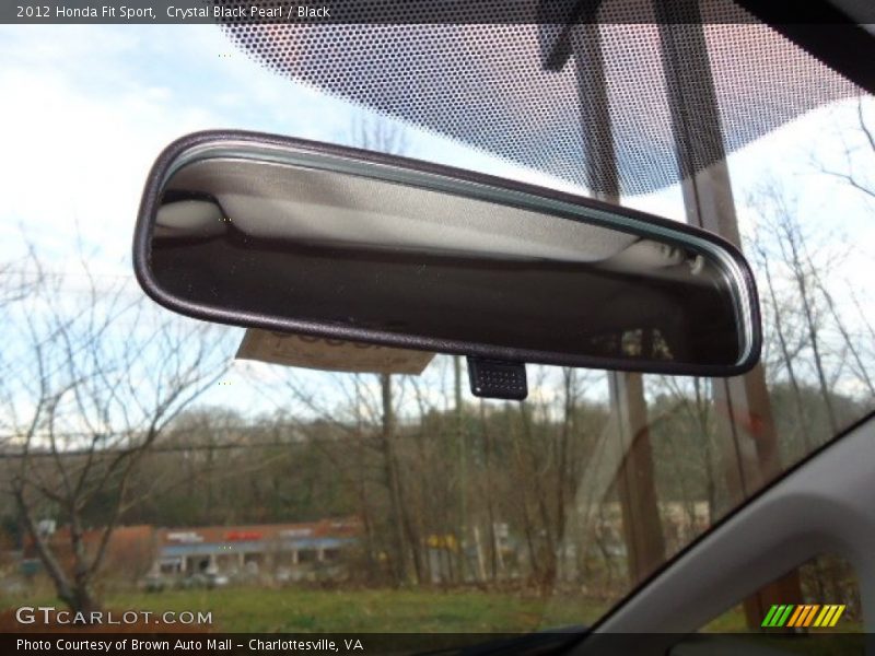 Crystal Black Pearl / Black 2012 Honda Fit Sport