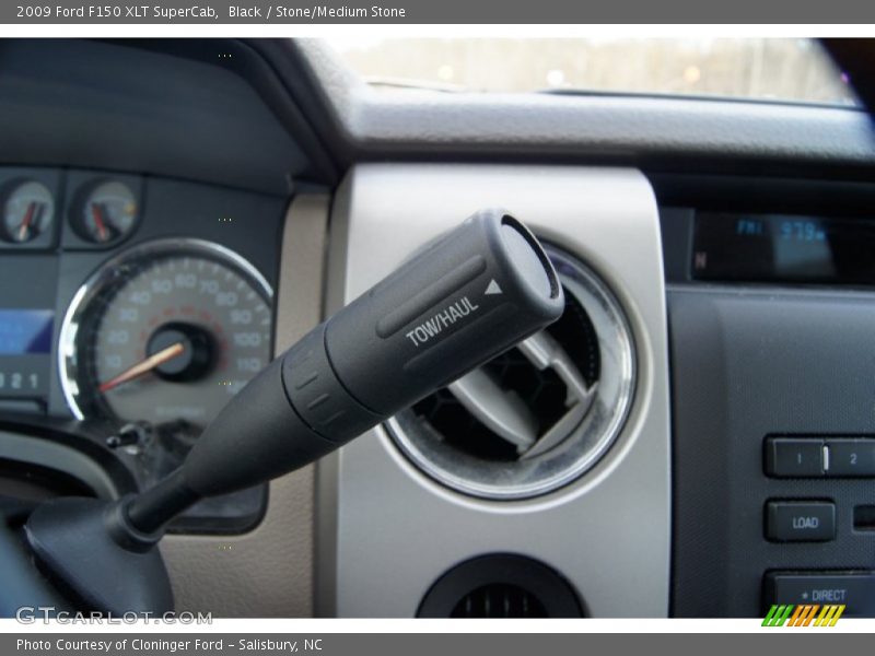 Black / Stone/Medium Stone 2009 Ford F150 XLT SuperCab