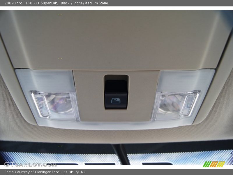 Black / Stone/Medium Stone 2009 Ford F150 XLT SuperCab