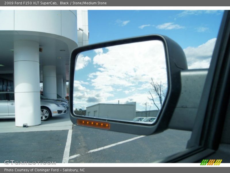 Black / Stone/Medium Stone 2009 Ford F150 XLT SuperCab