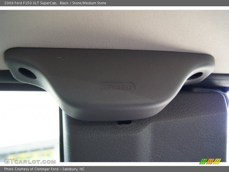 Black / Stone/Medium Stone 2009 Ford F150 XLT SuperCab