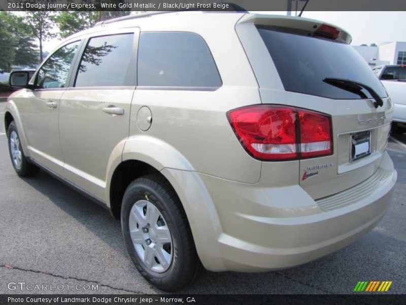 White Gold Metallic / Black/Light Frost Beige 2011 Dodge Journey Express