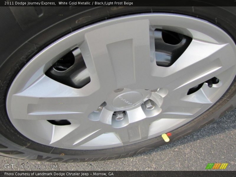 White Gold Metallic / Black/Light Frost Beige 2011 Dodge Journey Express